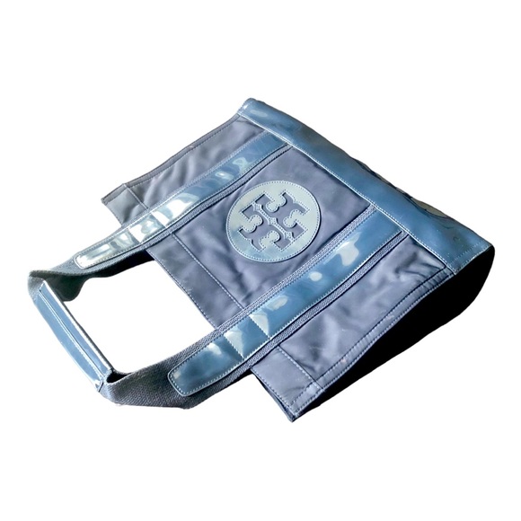 Tory Burch Nylon & Patent Leather Tote Bag - Picture 3 of 5